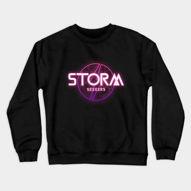 Storm Seekers Crewneck Sweatshirt by Witty Wear Studio